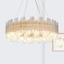 Loft Industry Modern - Crystall Pipe Chandelier